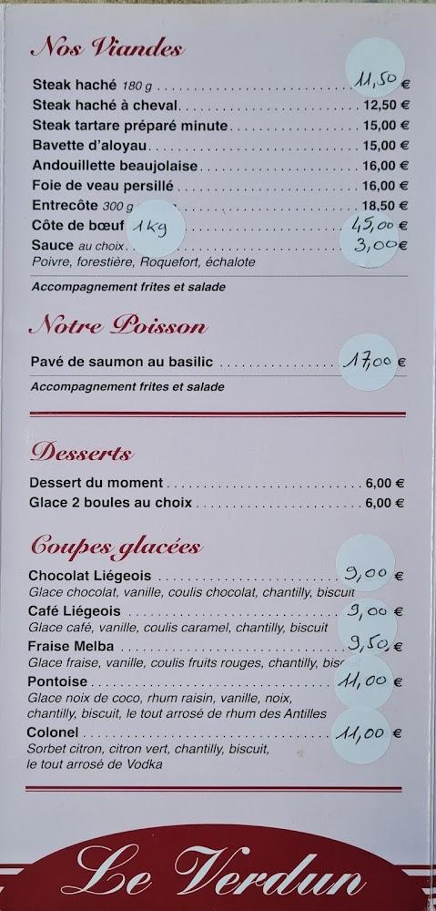 Le Verdun (Chez Ritchy) - Menu Image 1
